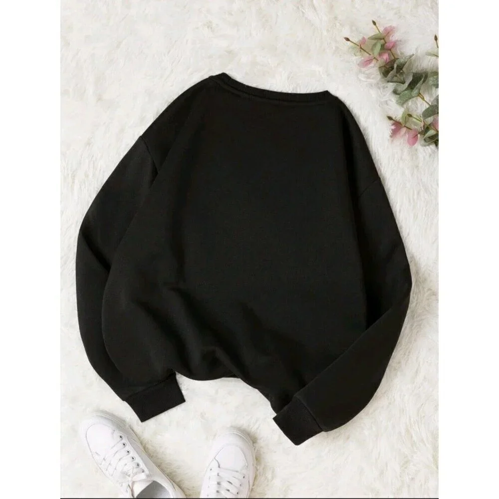 Sweater. Thermal polyester sweater, for women, Color Black, Size L..